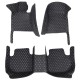 Luxury Leather Diamond Stitching Car Mats