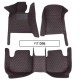 DS6 Luxury Leather Diamond Stitching Car Mats
