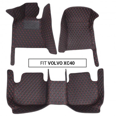 Volvo XC40 Luxury Leather Diamond Stitching Car Mats