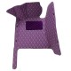 Purple Luxury Leather Diamond Car Mats