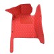 Red Luxury Leather Diamond Car Mats