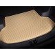 Beige Luxury Leather Diamond Trunk Base Mats