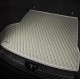 Grey Luxury Leather Diamond Trunk Base Mats