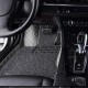 Grey and Grey Double Layer Premium Diamond Car Mats