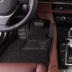 Black Double Layer Premium Stripe Car Mats