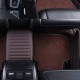 Dark Brown Double Layer Premium Stripe Car Mats