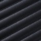 Black Luxury Leather Stripe Car Mats