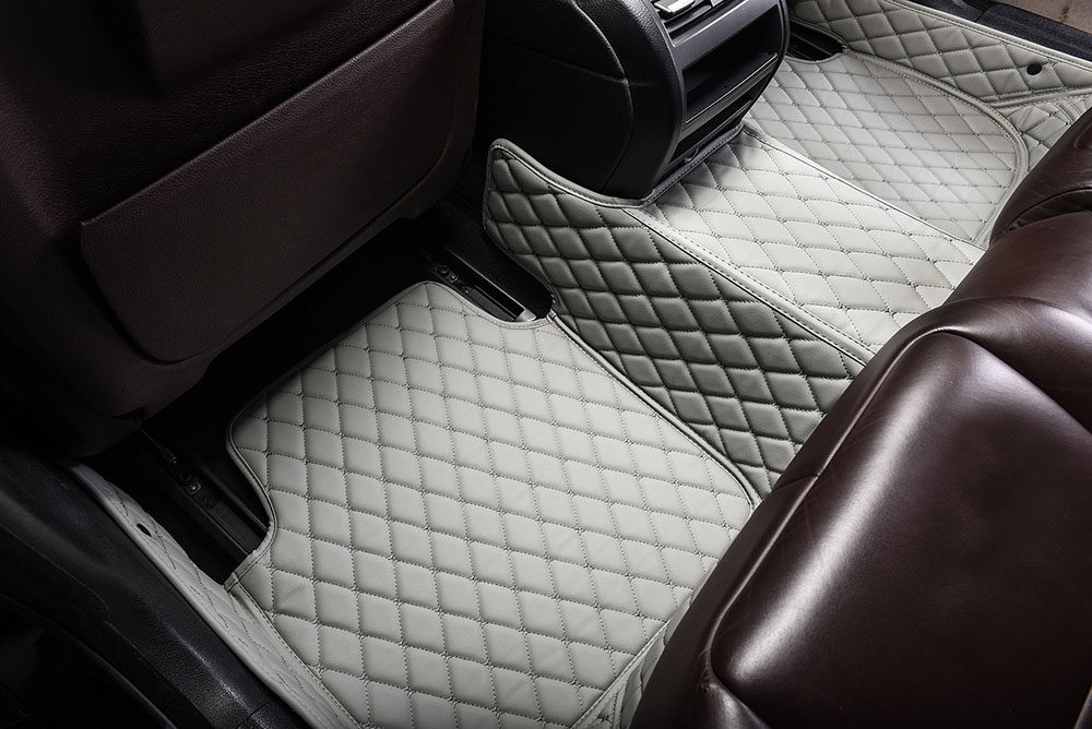 Grey Custom Diamonds Car Mats