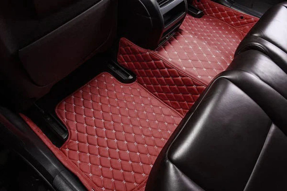 Wine Red Custom Diamonds Car Mats Wine Red Custom Diamonds Car Mats