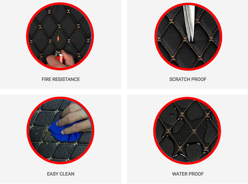 Diamonds Car Mats Features